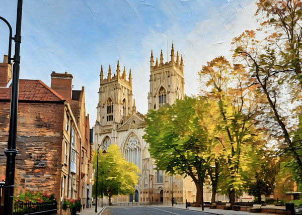 The Scenic Railways artwork of York Minster