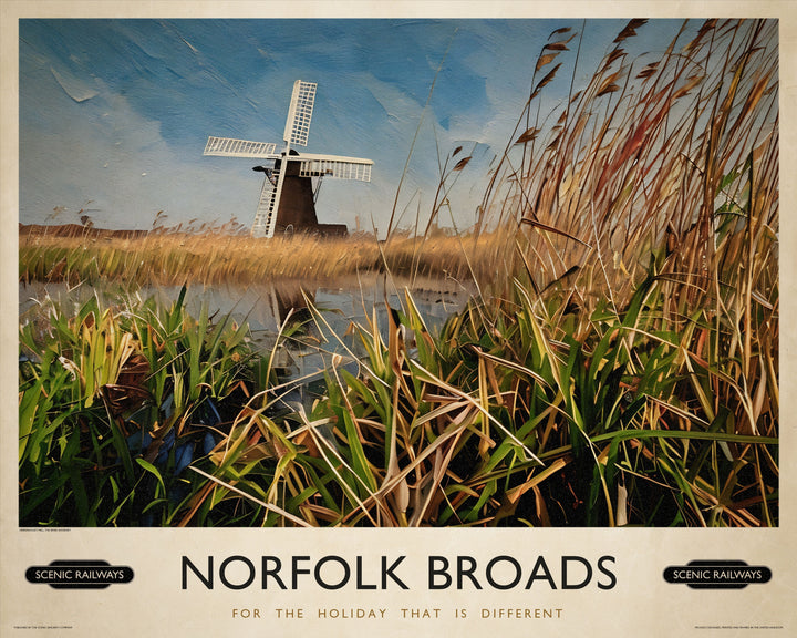 The Norfolk Broads by Rail: Windmills, Waterways and Big Skies