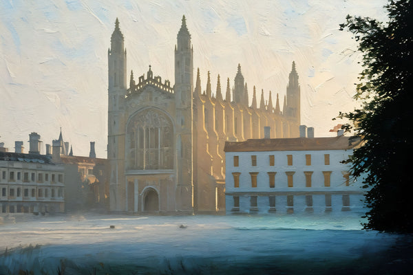 The Scenic Railways art print of the Cambridge Backs