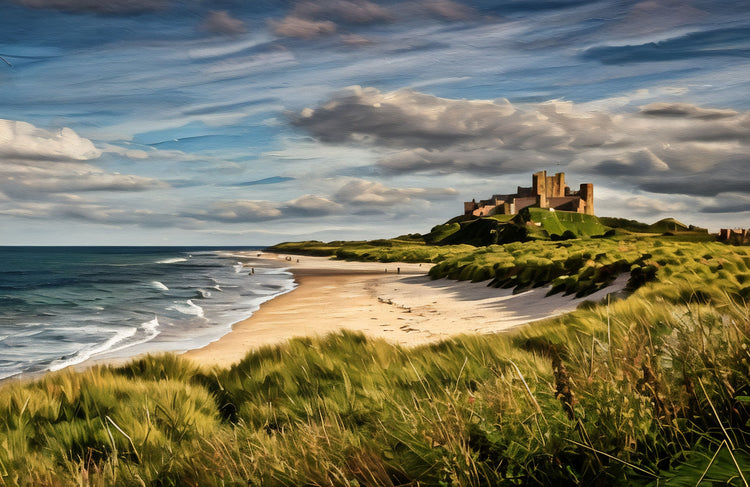 The Scenic Railways are print for the Northumberland Coast