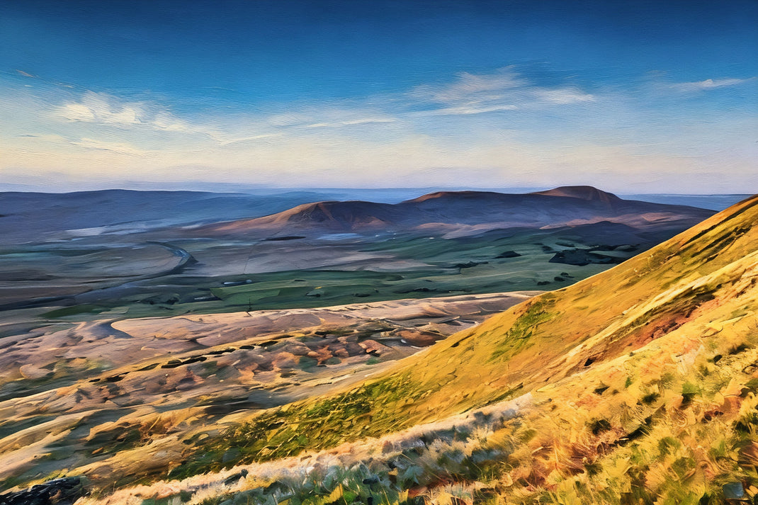 The Scenic Railways art print of the Yorkshire Dales