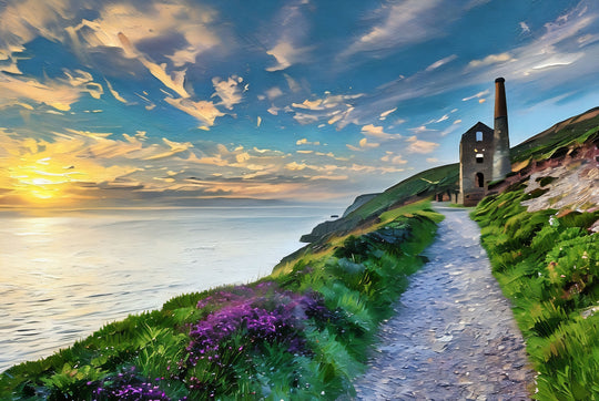 The Scenic Railways art print of the Cornish Coastal Path