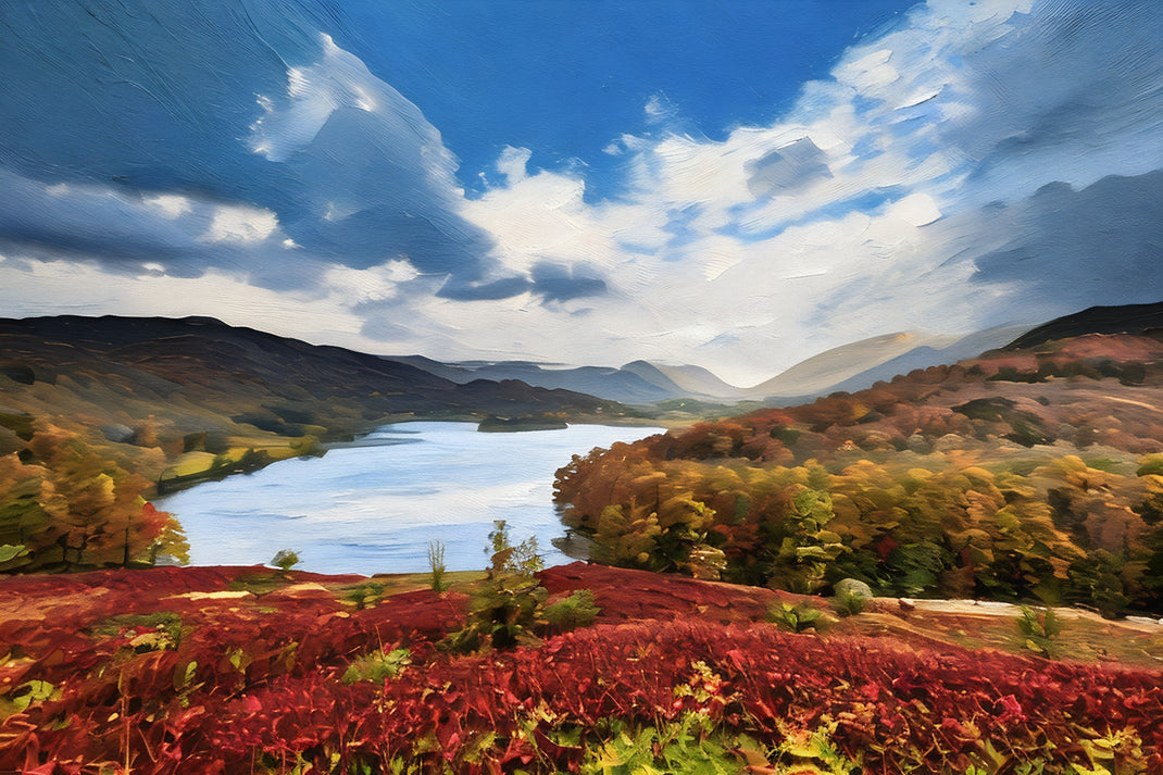 The Scenic Railways art print for Lake Windermere