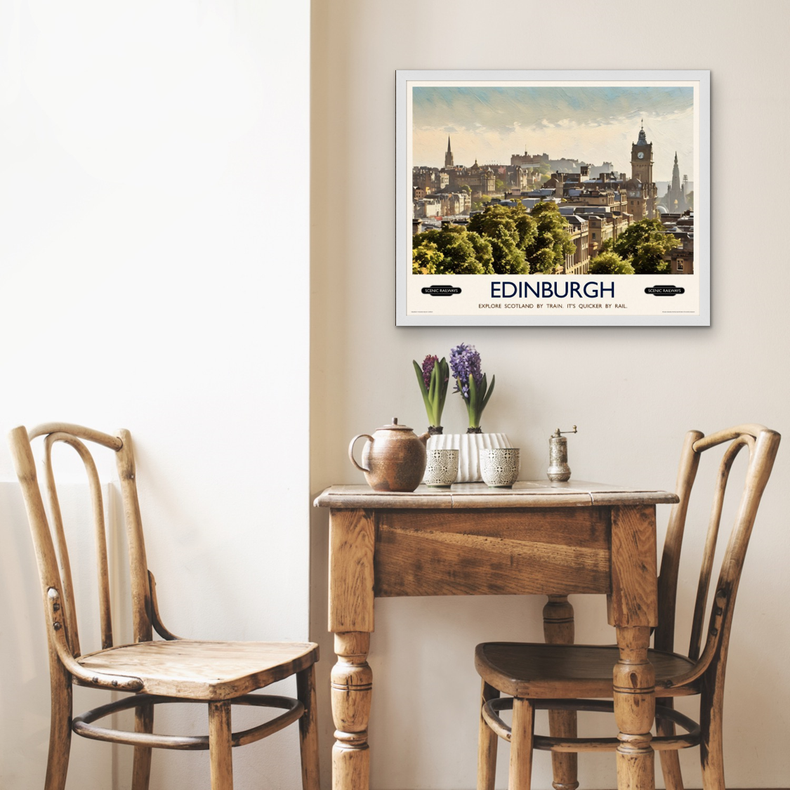 Edinburgh, The City From Calton Hill