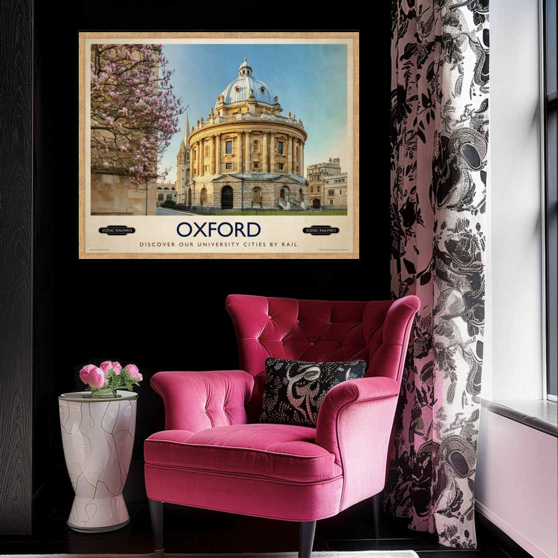 Oxford, The Radcliffe Camera in Spring