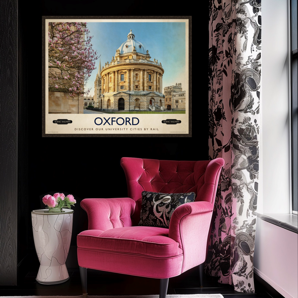 Oxford, The Radcliffe Camera in Spring