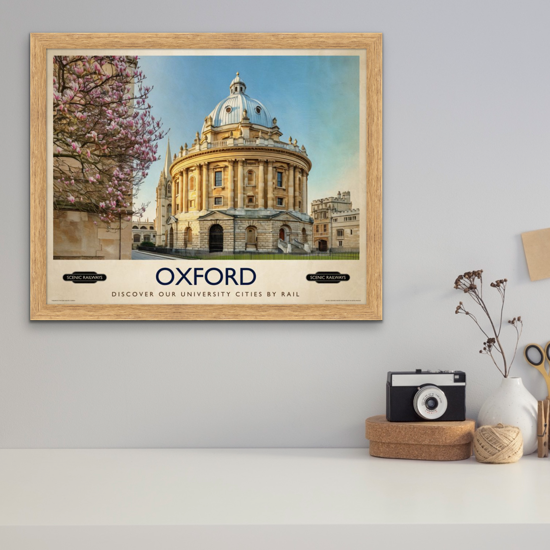 Oxford, The Radcliffe Camera in Spring