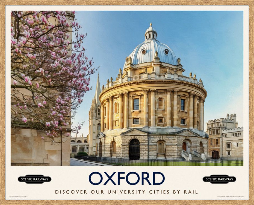 Oxford, The Radcliffe Camera in Spring