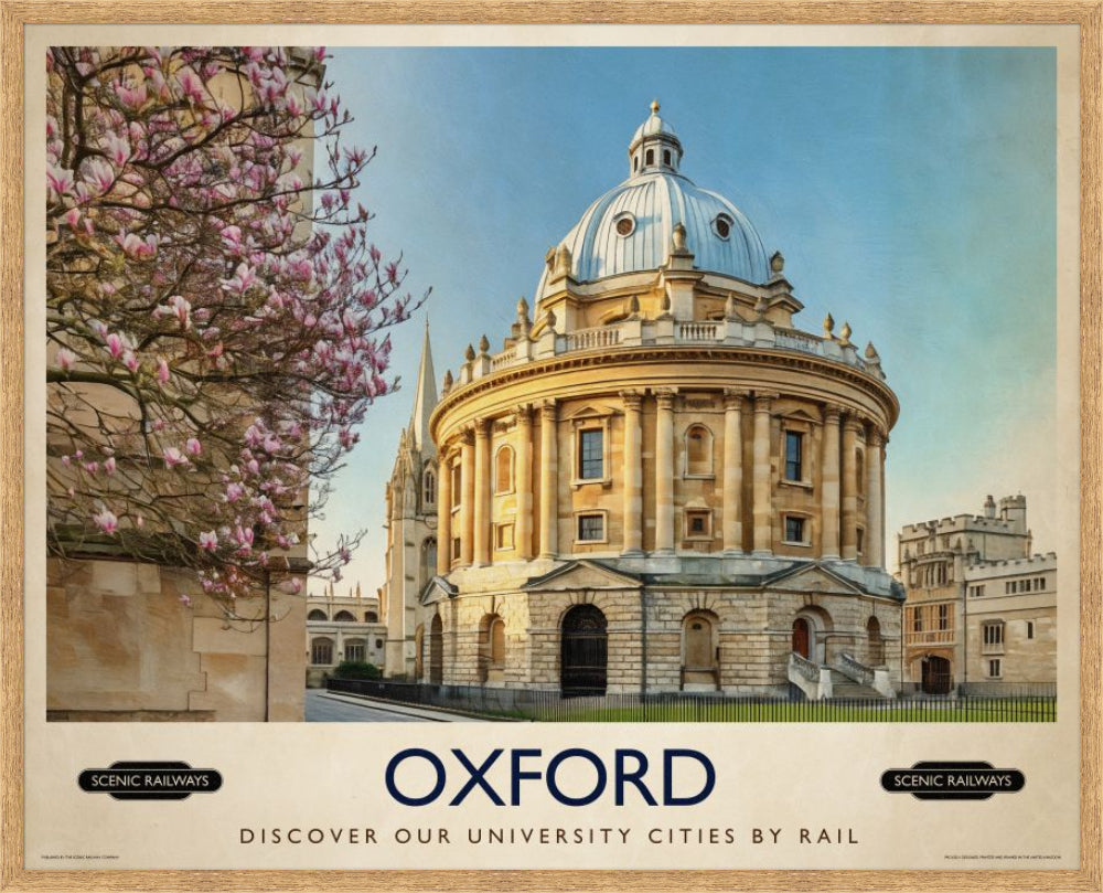 Oxford, The Radcliffe Camera in Spring